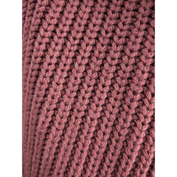 NWT Aritzia Wilfred Seville Merino Wool Sweater Dress Ashy Rose Pink Size Small - Picture 11 of 11